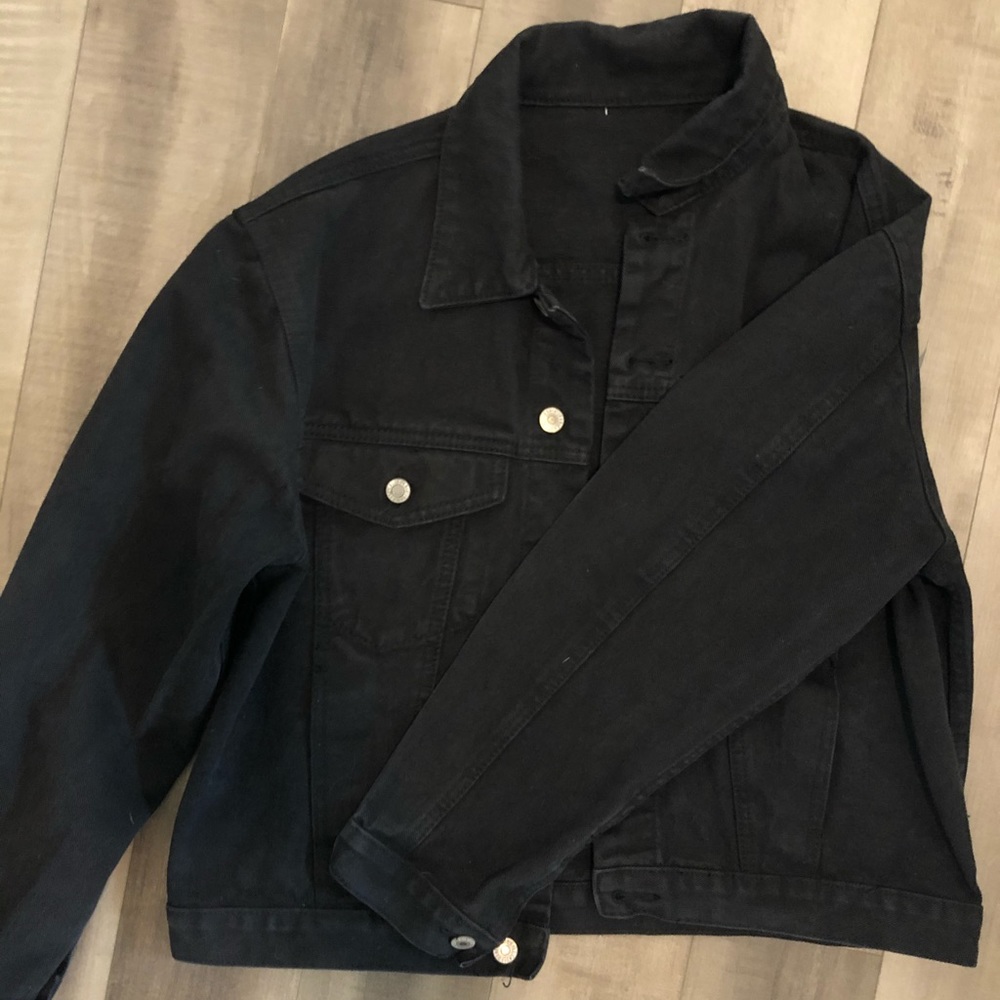 Black John Galt denim jacket
